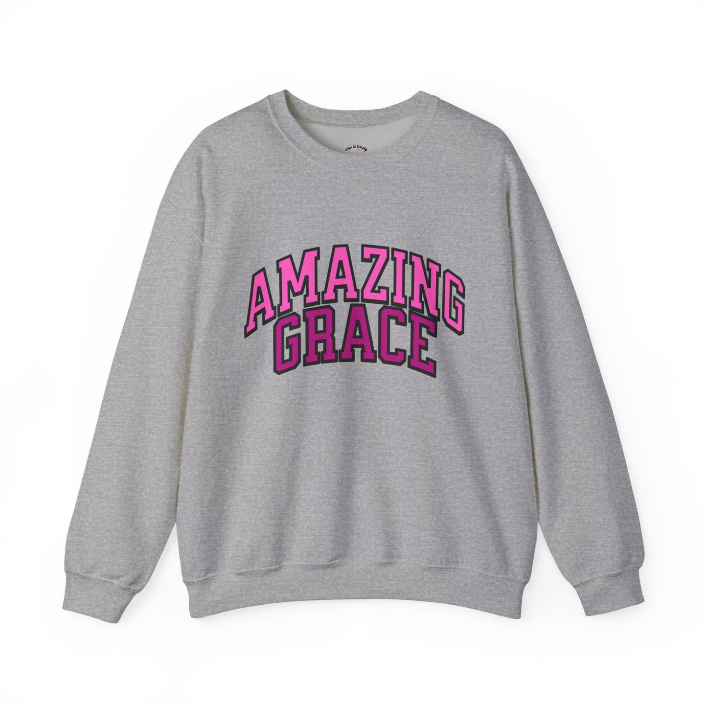 Amazing Grace Sweatshirt - Pink Design