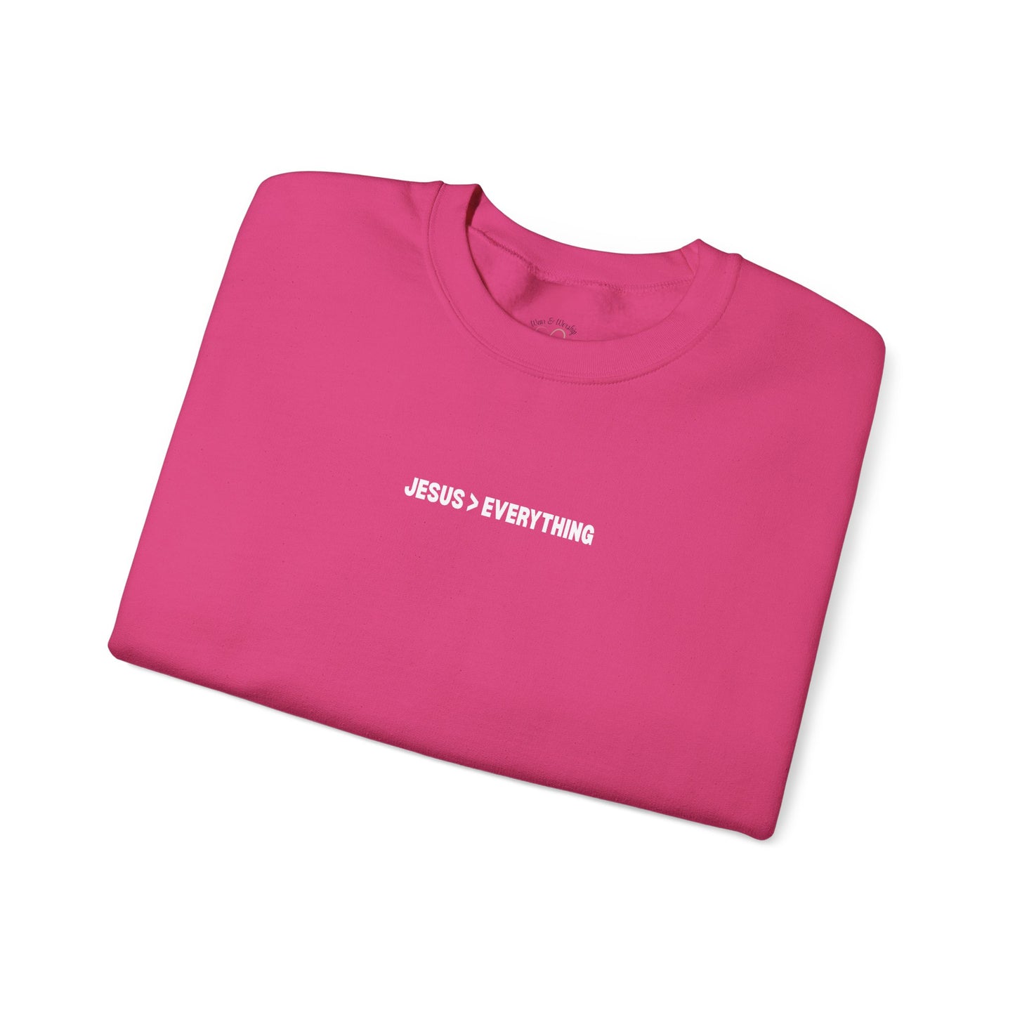 Jesus > Everything Sweatshirt - White Design