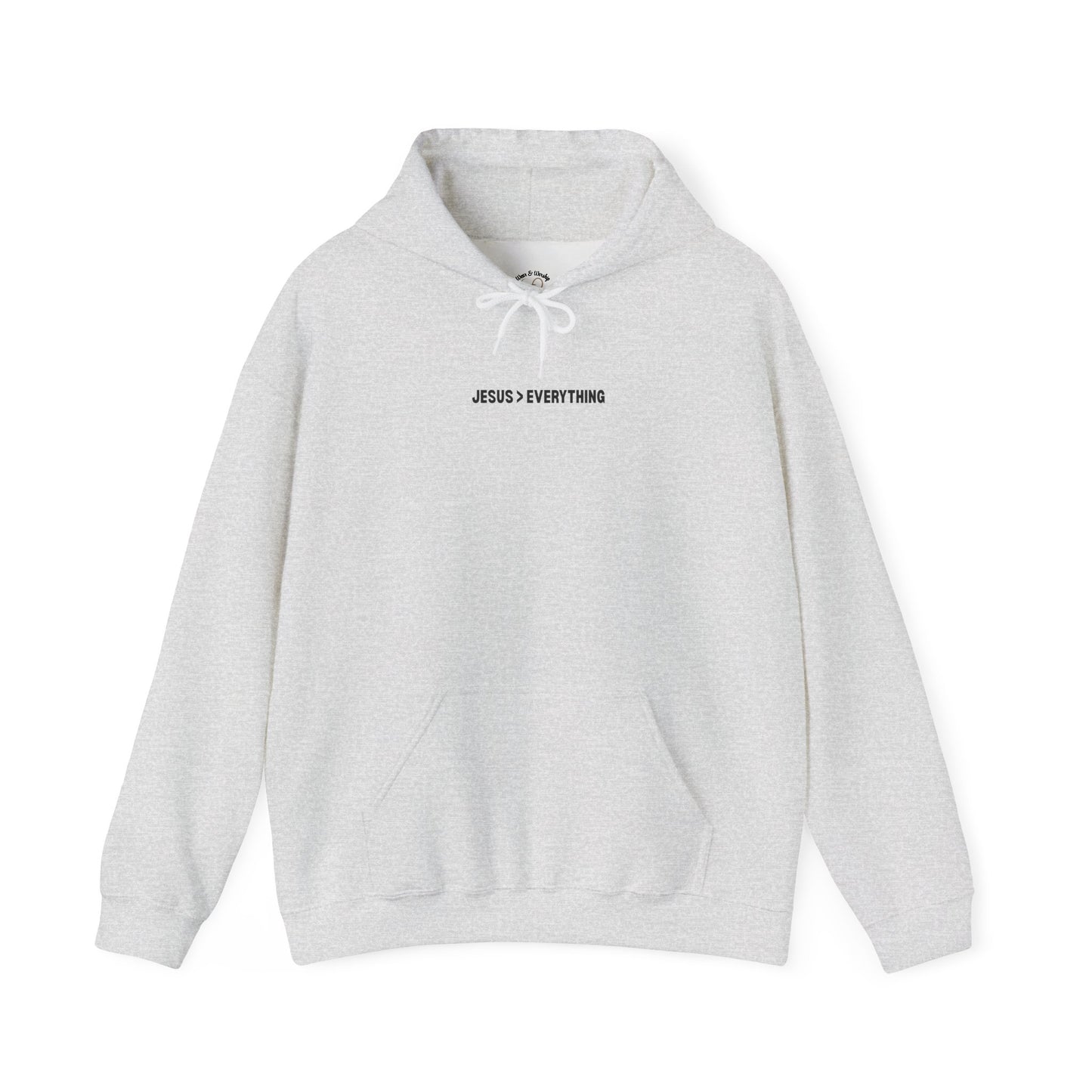 Jesus > Everything Hoodie - Black Design