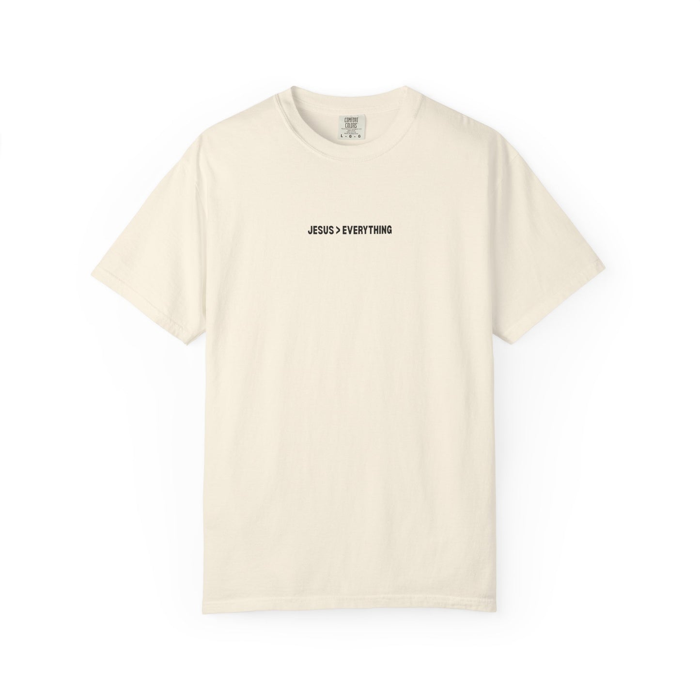 Jesus > Everything Tee - Black Design