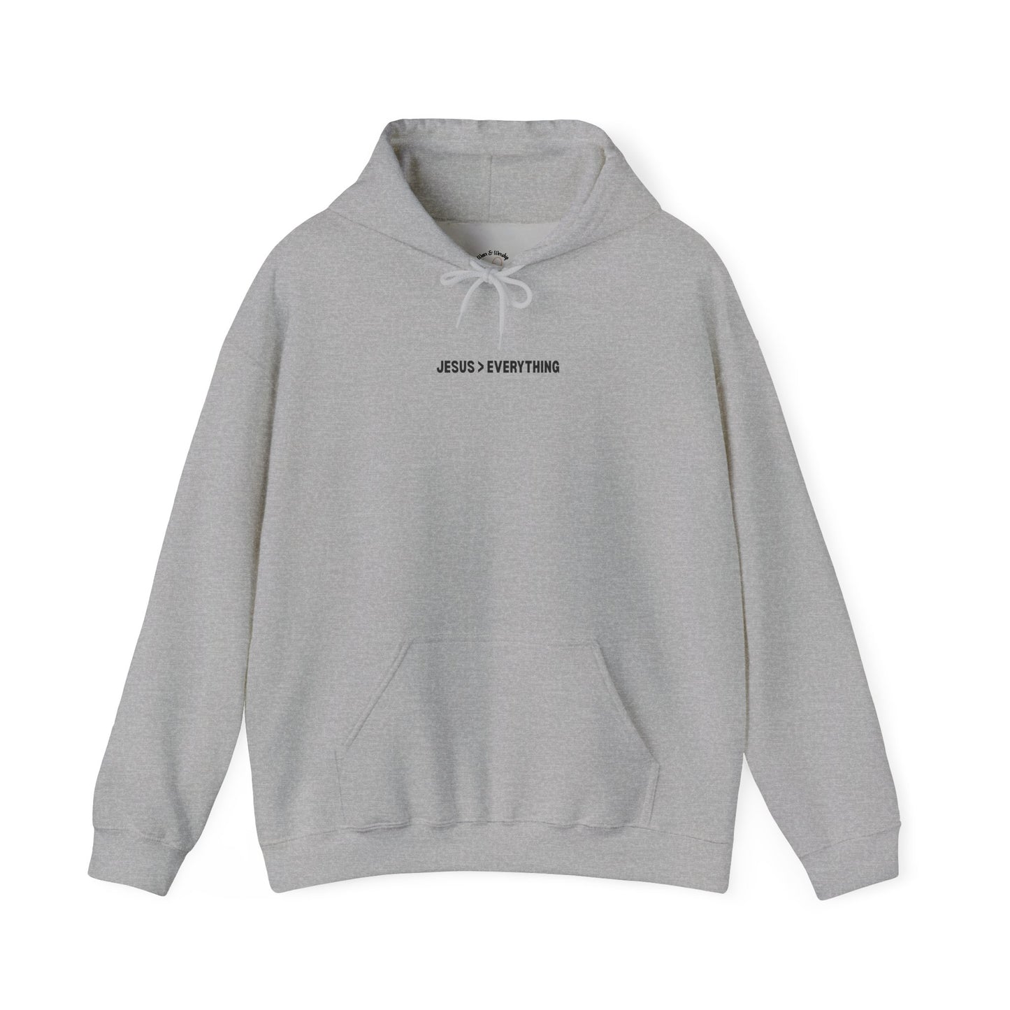 Jesus > Everything Hoodie - Black Design