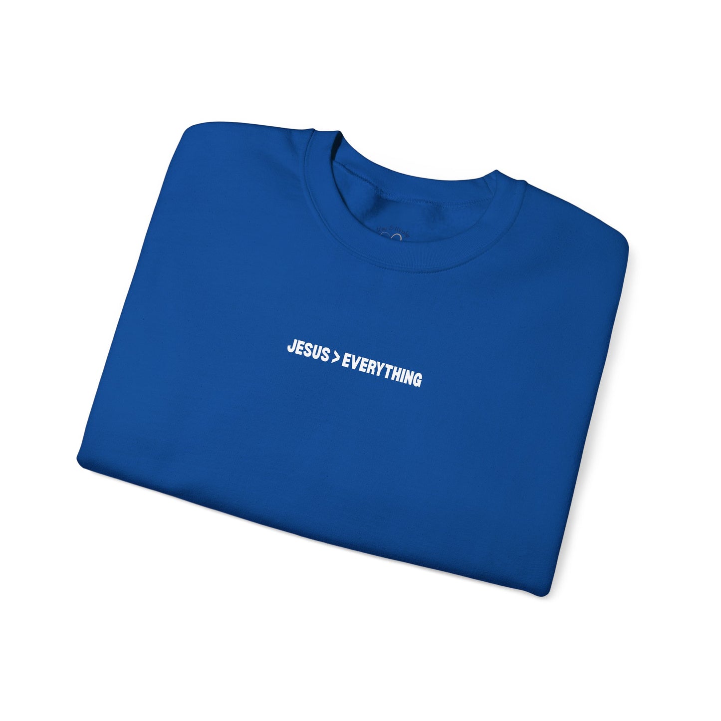 Jesus > Everything Sweatshirt - White Design
