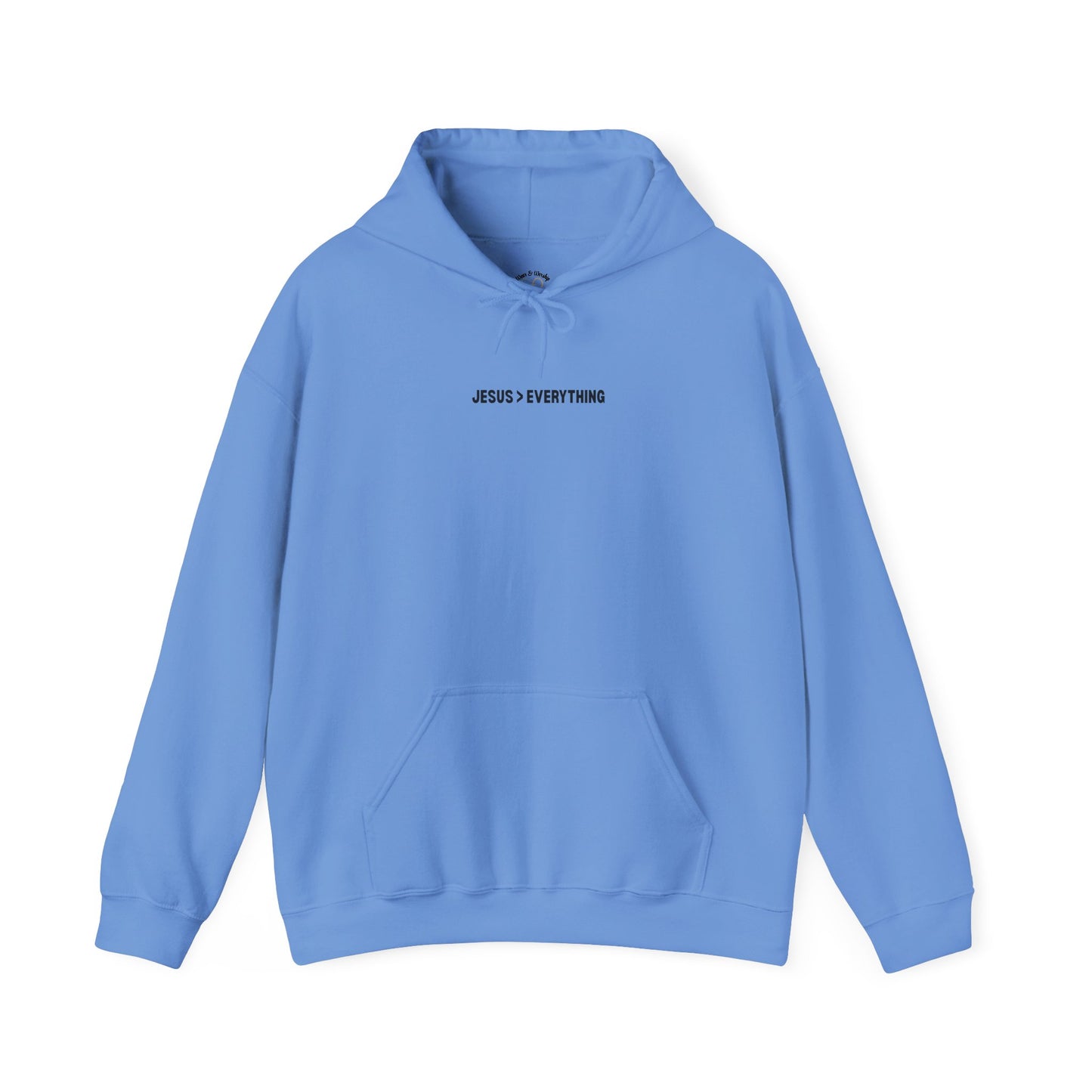 Jesus > Everything Hoodie - Black Design