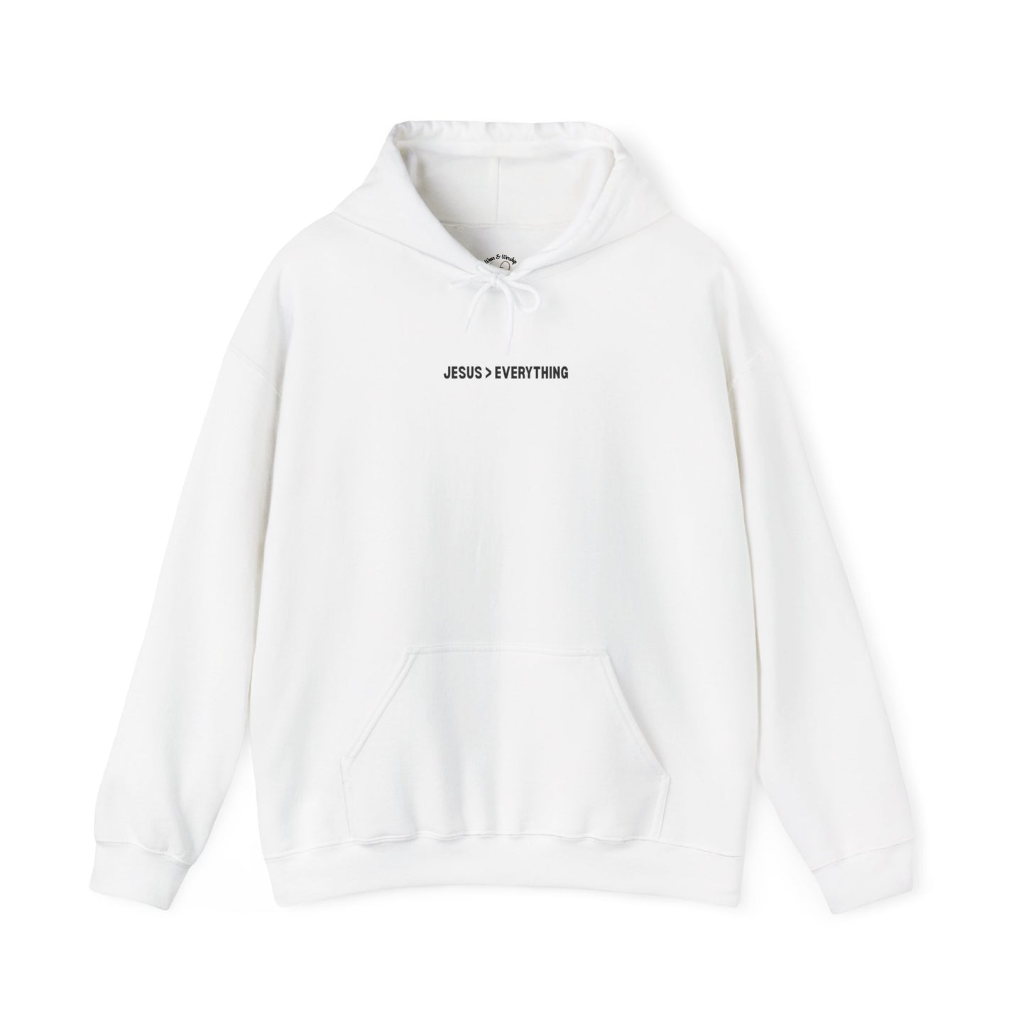 Jesus > Everything Hoodie - Black Design
