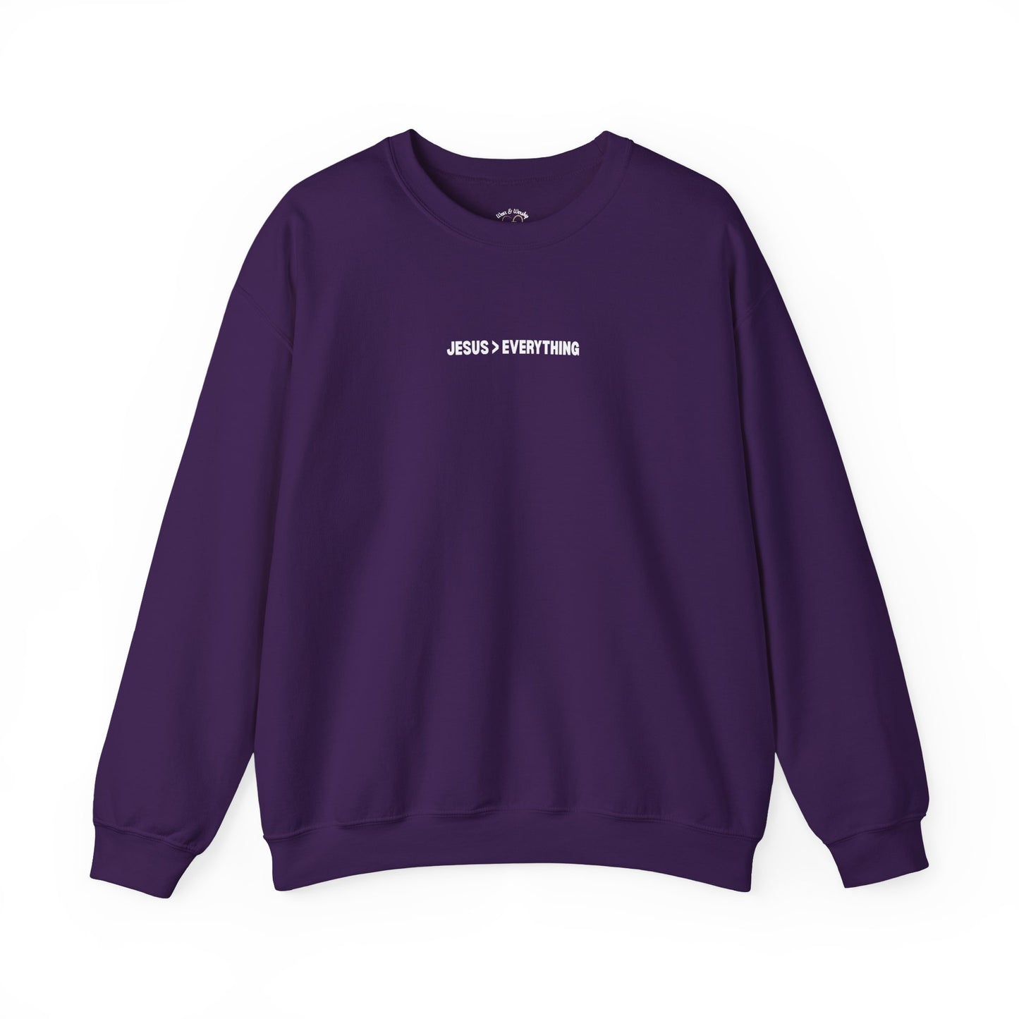 Jesus > Everything Sweatshirt - White Design