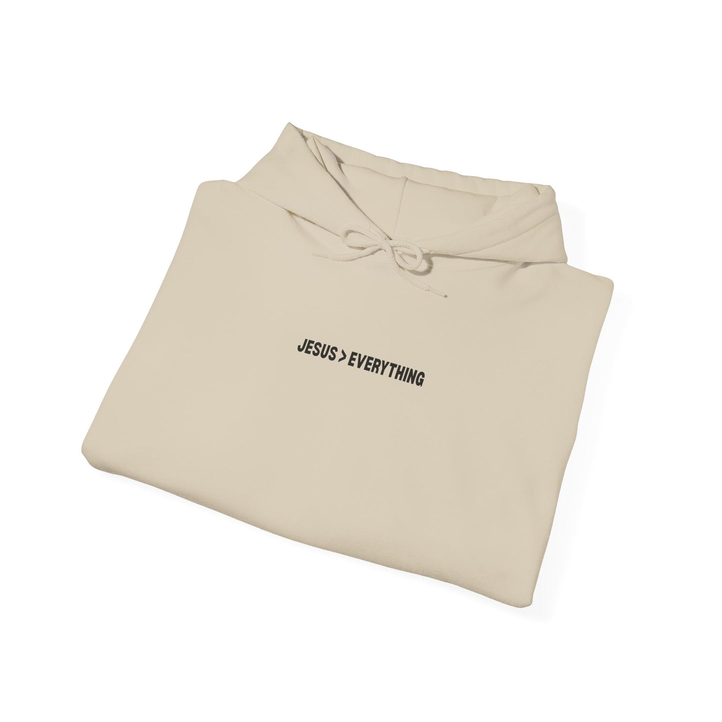 Jesus > Everything Hoodie - Black Design