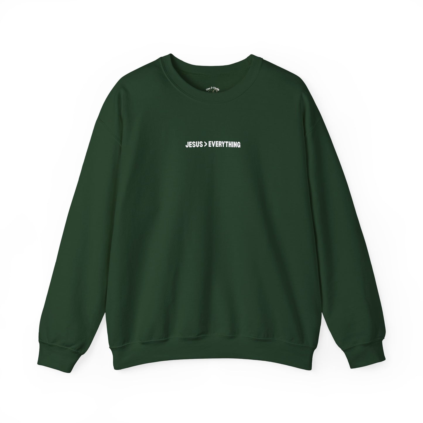 Jesus > Everything Sweatshirt - White Design