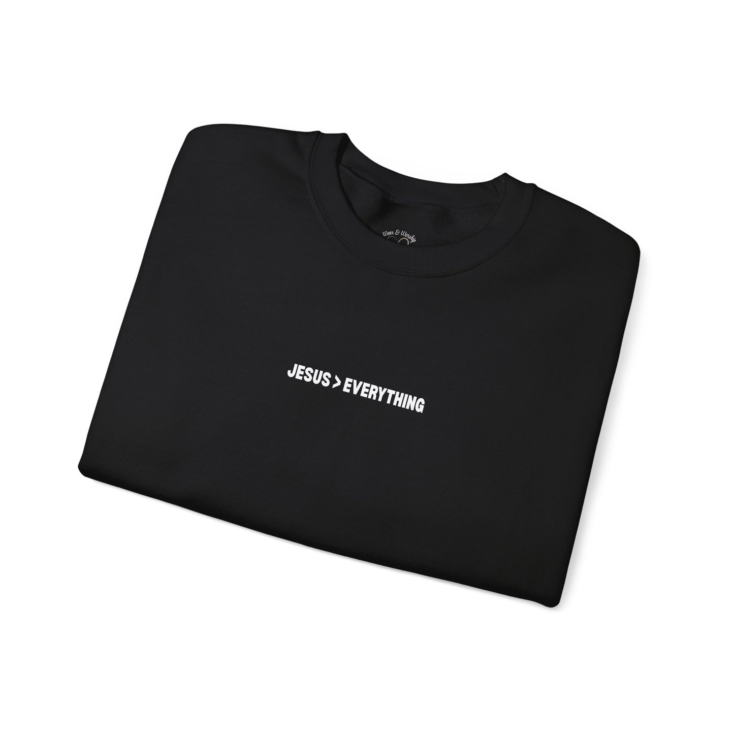 Jesus > Everything Sweatshirt - White Design