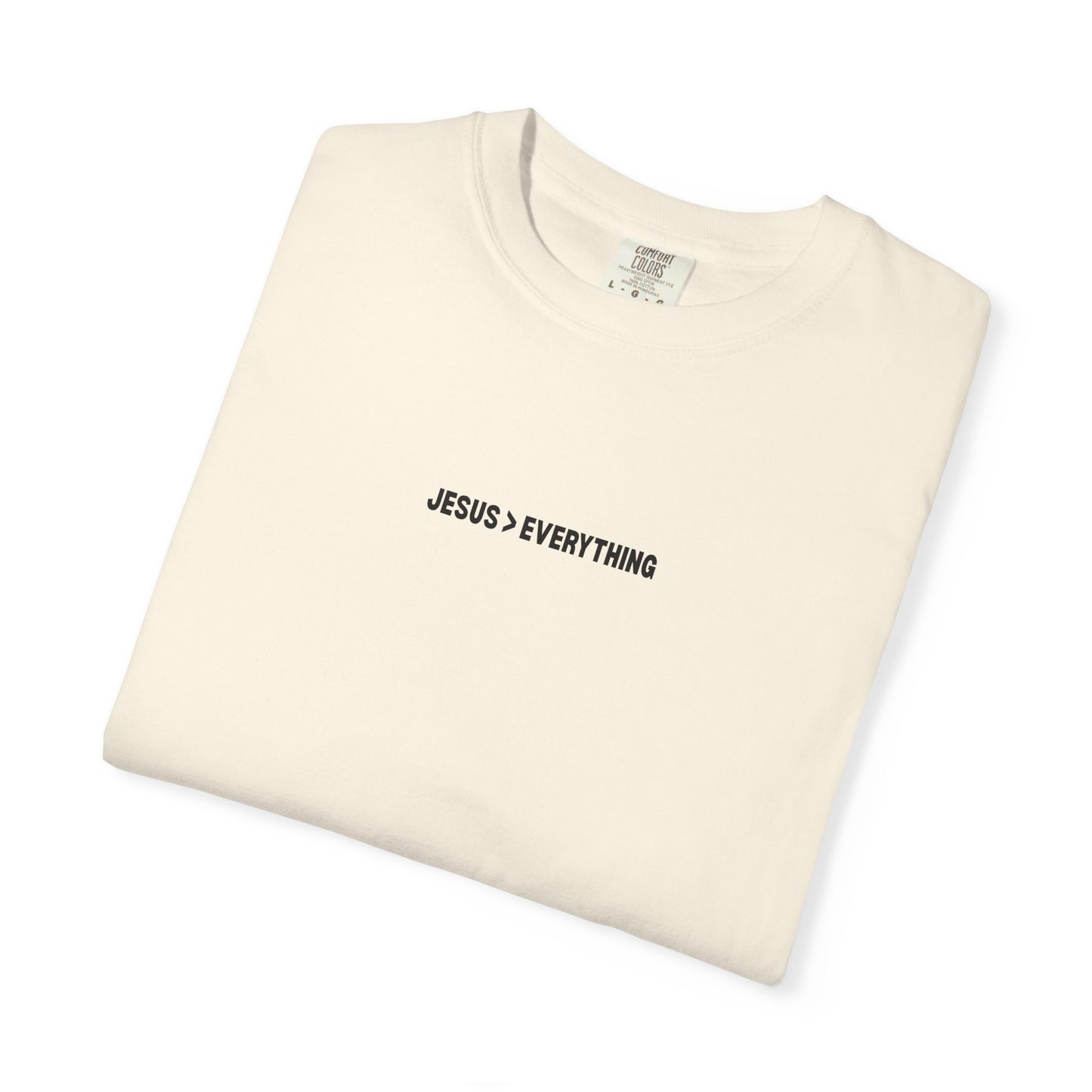 Jesus > Everything Tee - Black Design