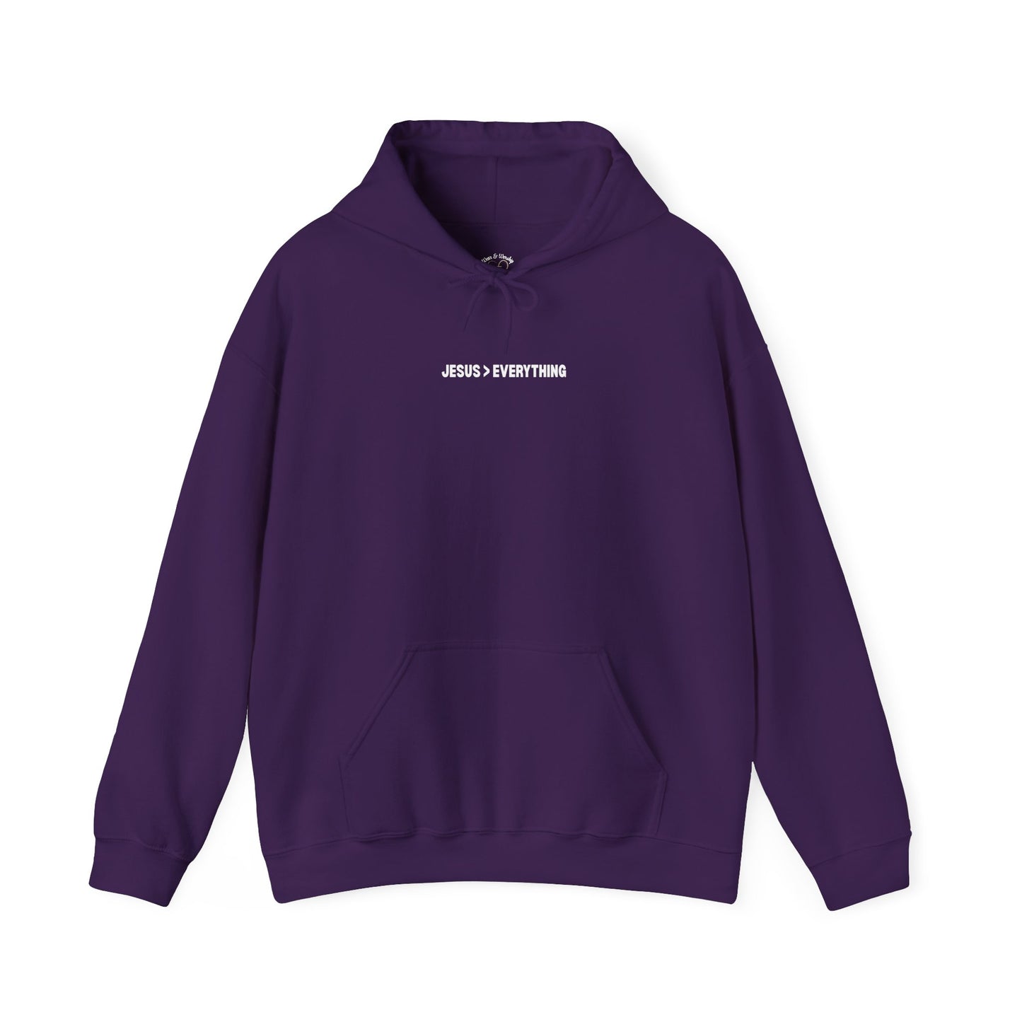 Jesus > Everything Hoodie - White Design