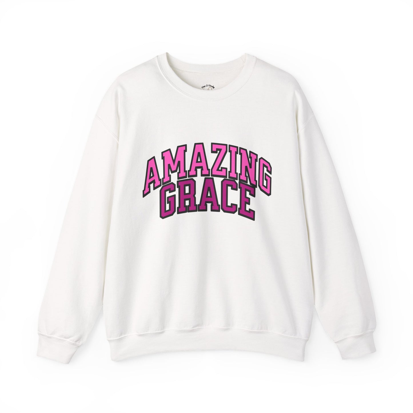 Amazing Grace Sweatshirt - Pink Design