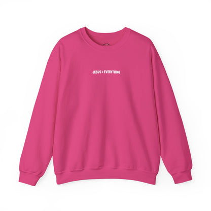 Jesus > Everything Sweatshirt - White Design