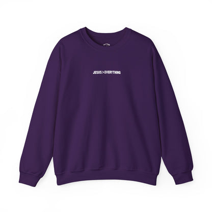 Jesus > Everything Sweatshirt - White Design