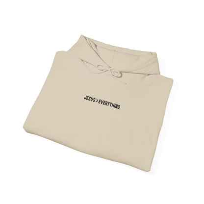 Jesus > Everything Hoodie - Black Design