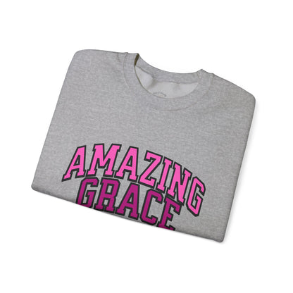 Amazing Grace Sweatshirt - Pink Design